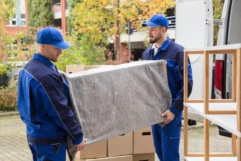 Cheap Local Movers In Canada (with A+ rating)- Professional moving services fleet of trucks (each with the company's logo) - Schedule of tasks to team members