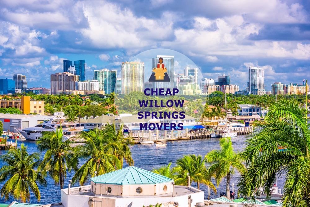 cheap local movers in willow springs illinois