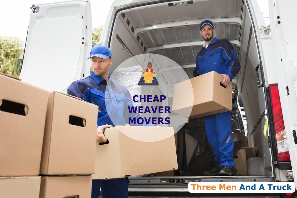 cheap local movers in weaver alabama