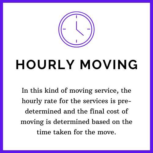 Hourly moving services