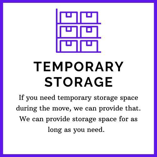 temporary storage services