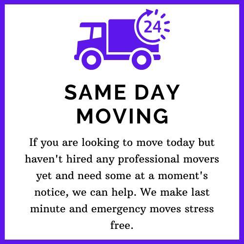 same day moving services