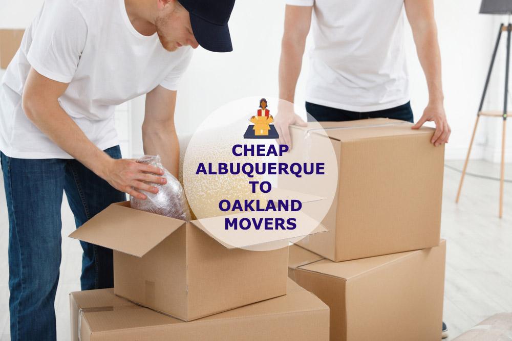 albuquerque to oakland moving company
