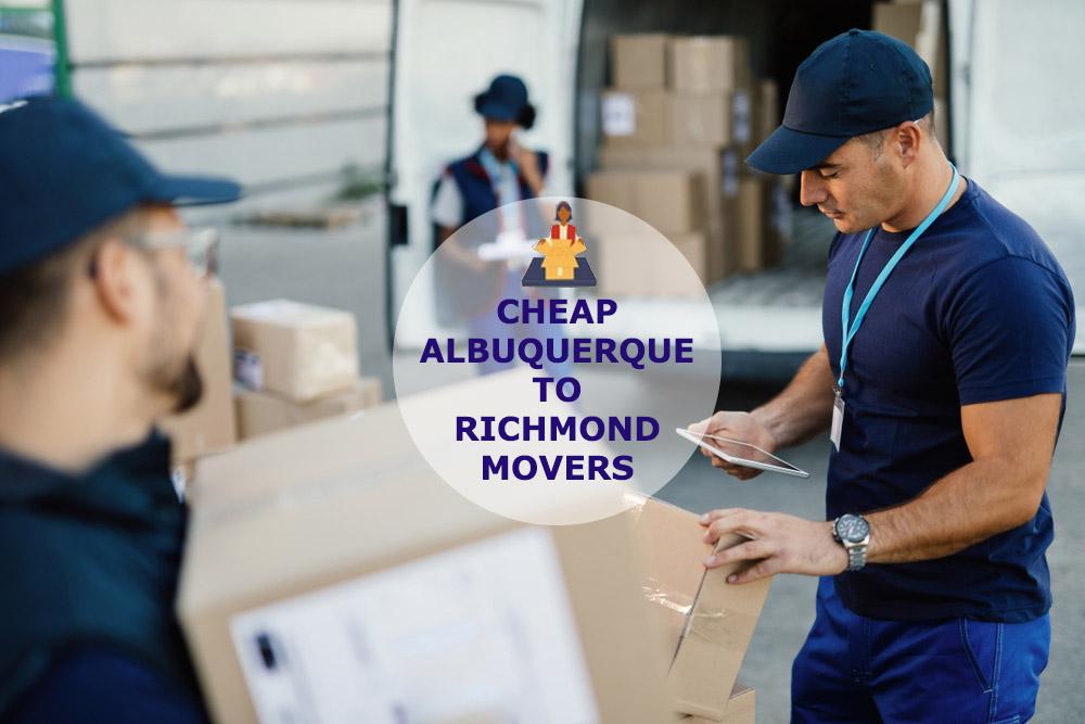 albuquerque to richmond moving company